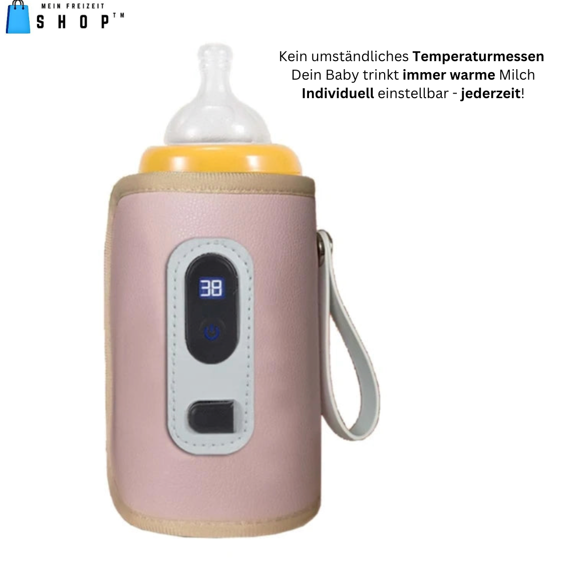 WarmNest Baby Flaschenwärmer mit Temperaturanzeige